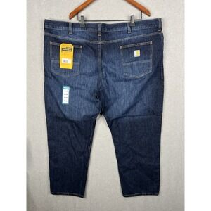 Carhartt Relaxed Fit 5-Pocket‎ 48 X 30 Men's Jeans BD5119-M Dark Wash - NWT